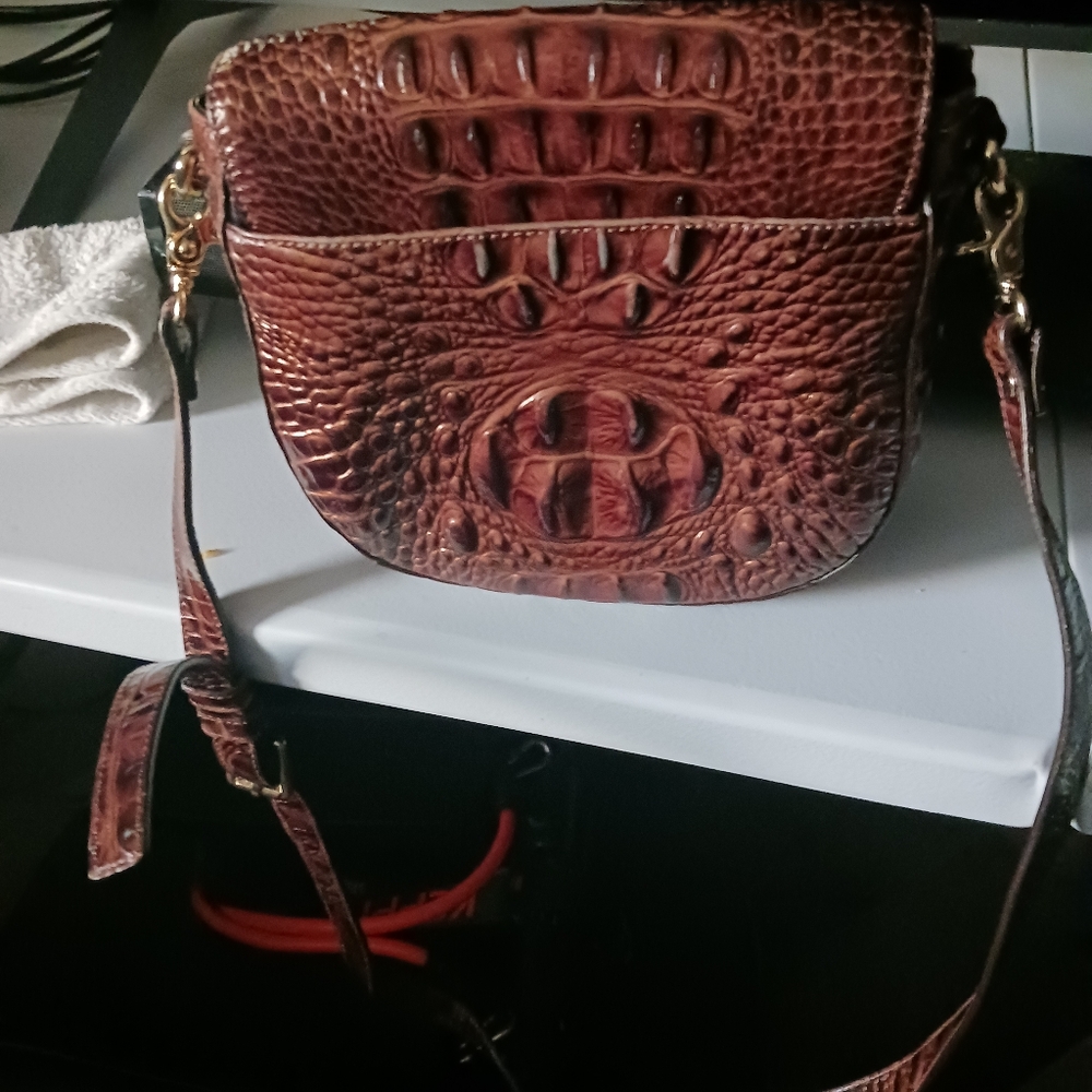 Brahmin small shoulder cross body purse